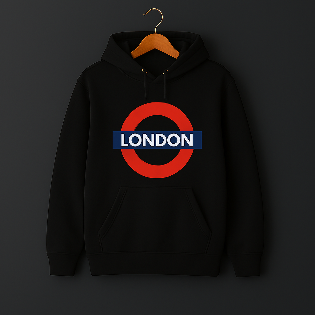 London London Tube Hoodie - Black