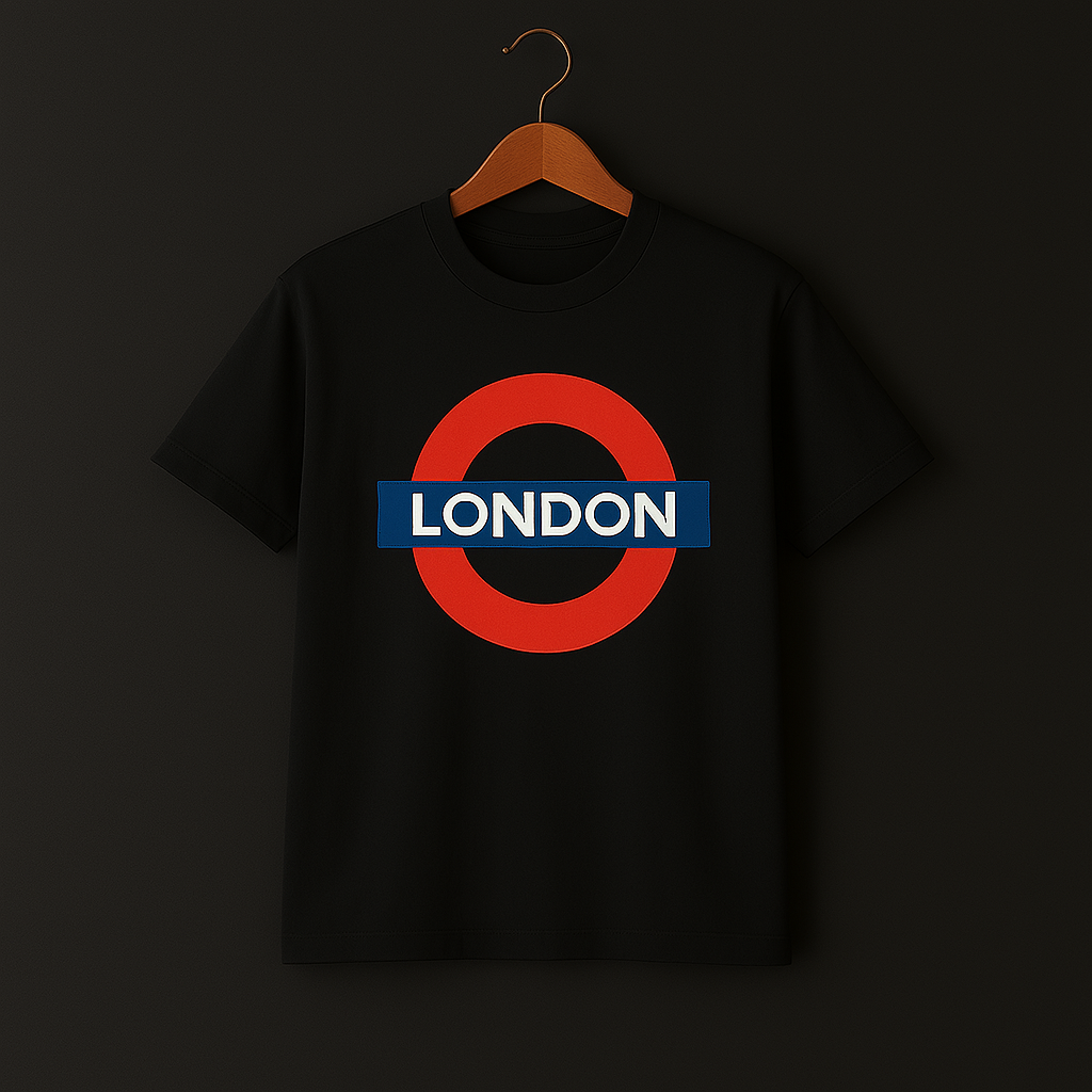 London London Tube T-Shirt - Black