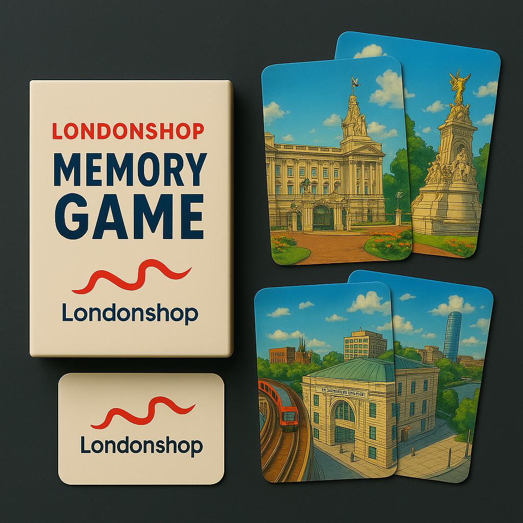 London London Iconic Places Memory Game - Multicolor
